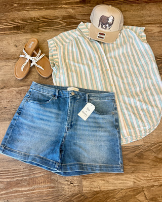 Trouser Denim Short
