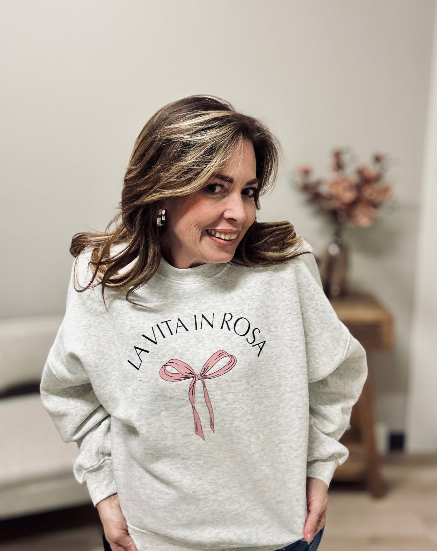 Adeline Bow Sweatshirt