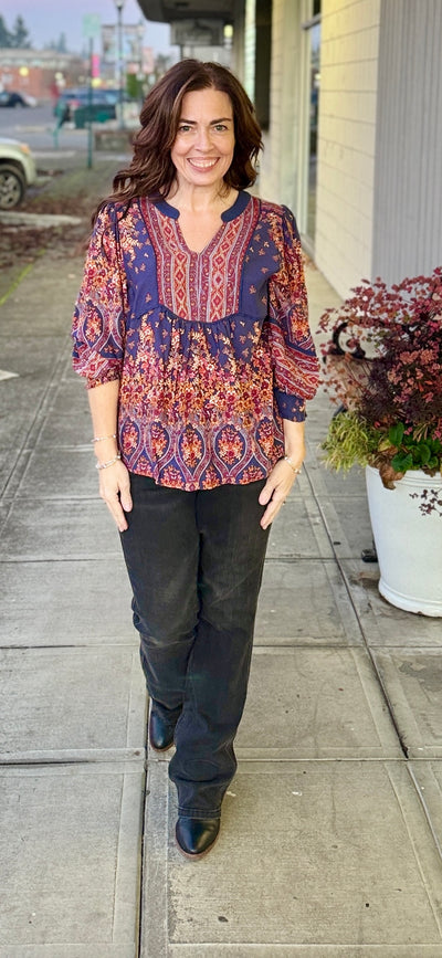 Millie 3/4 Sleeves Blouse