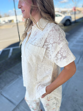 Iris Lace Blouse