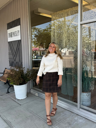Marlow Plaid Skirt