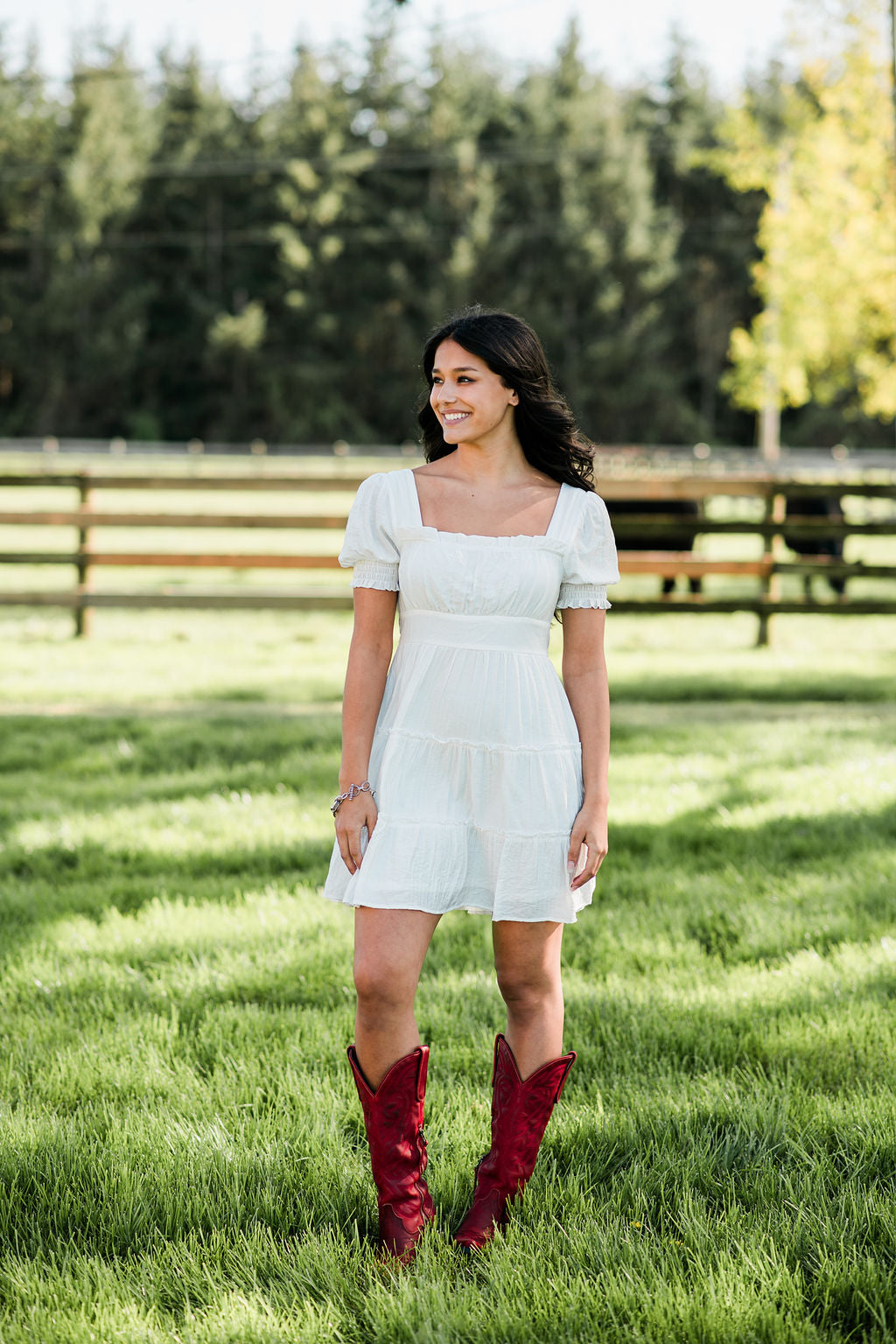 Avery White Dress