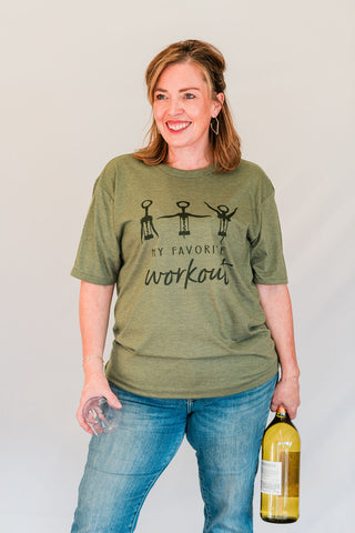 Wine Workout Tee