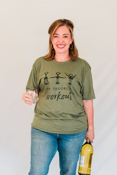 Wine Workout Tee
