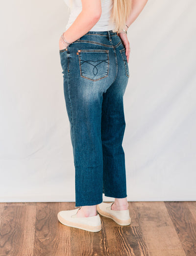 bluebell cropped denim back