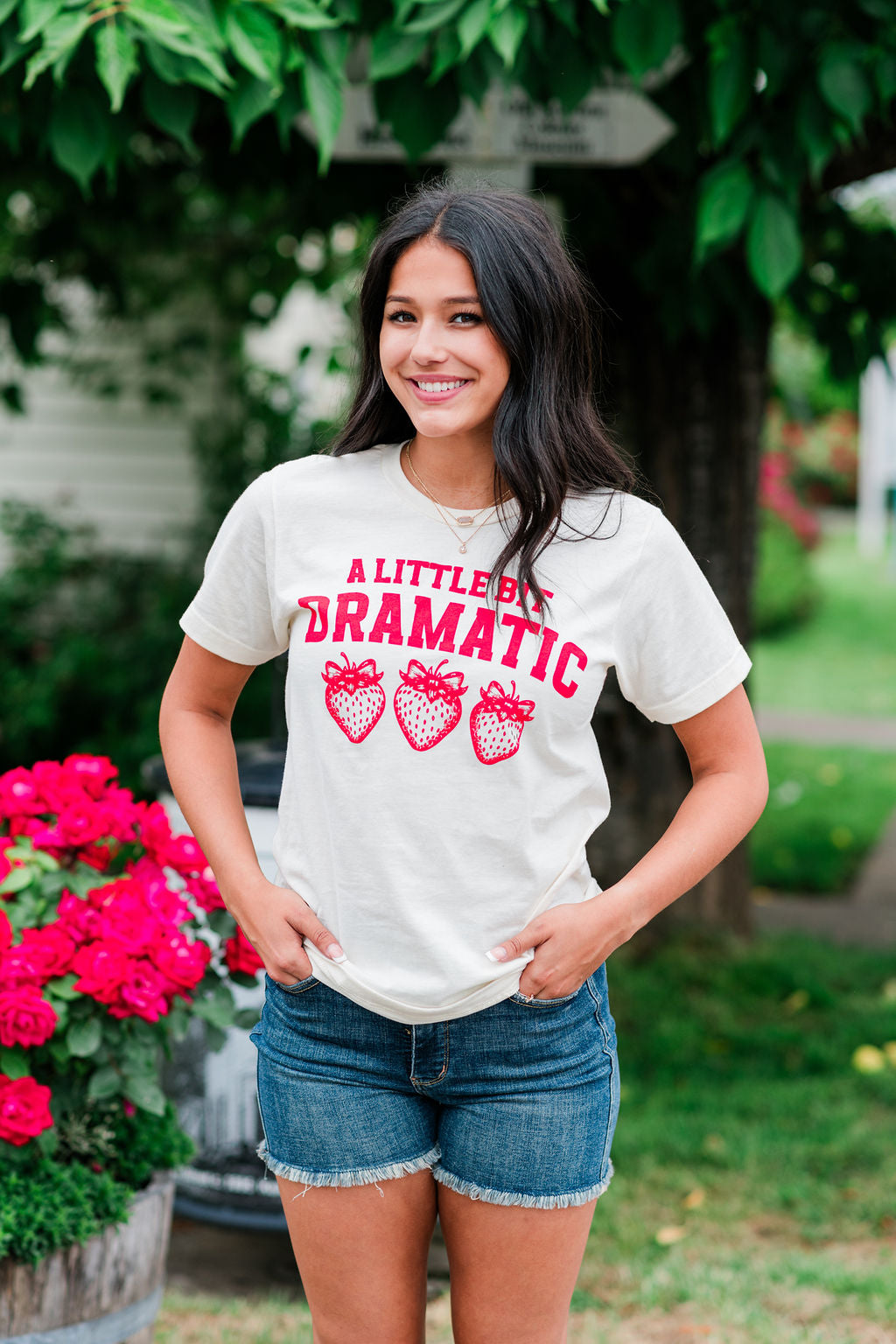Dramatic Berry Graphic Tee