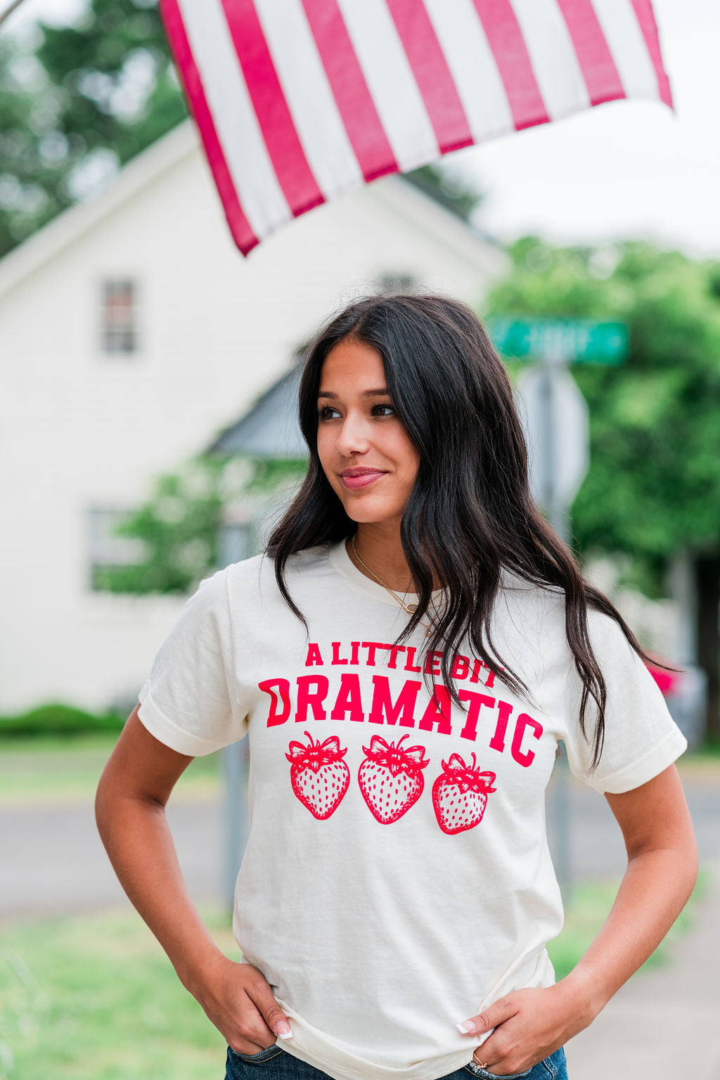 Dramatic Berry Graphic Tee