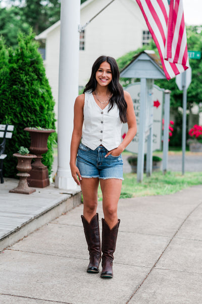 bailey denim shorts 