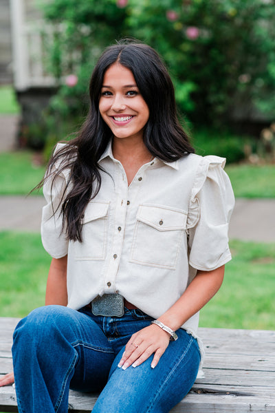 Amarillo Denim Blouse