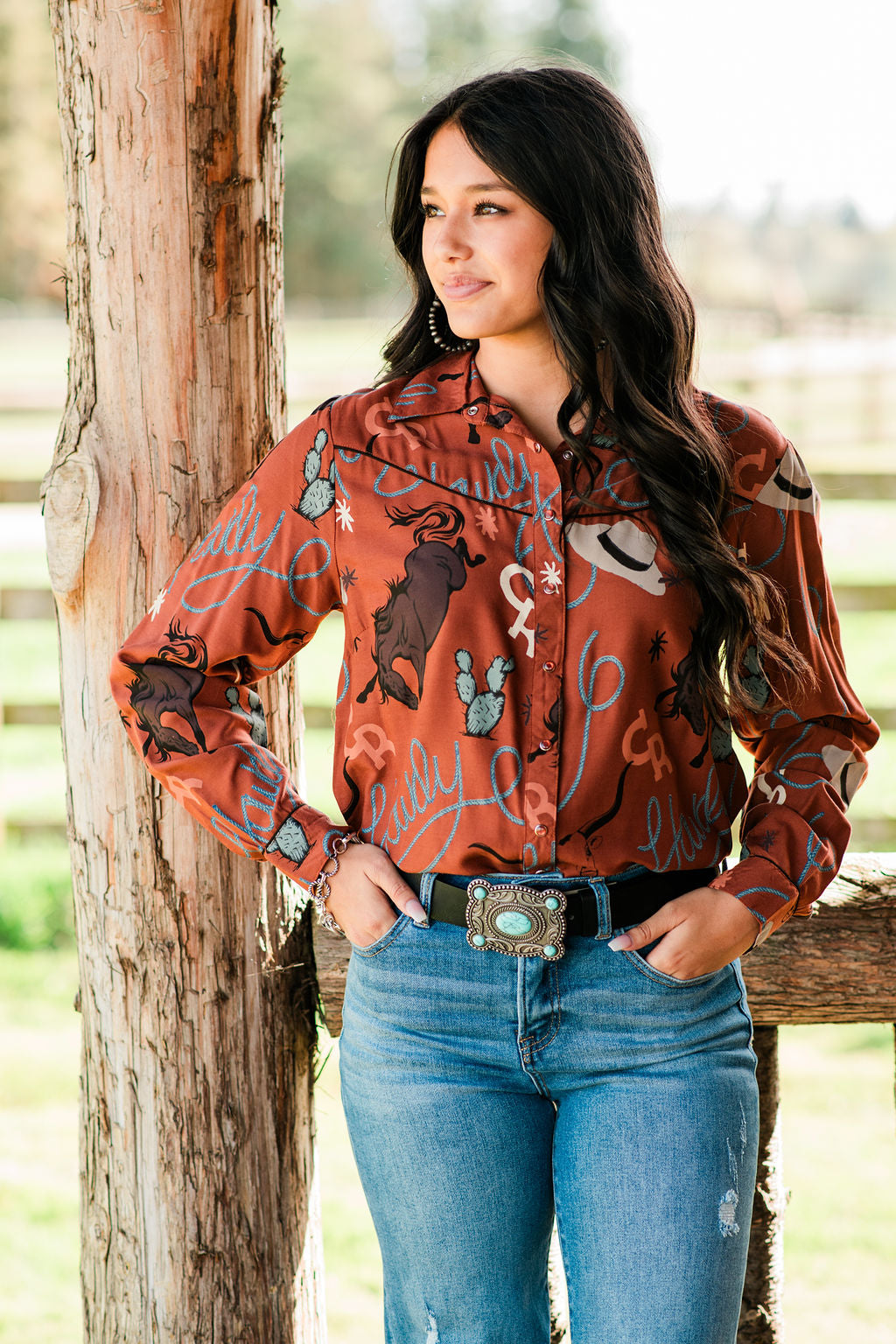 Rusted Cactus Blouse