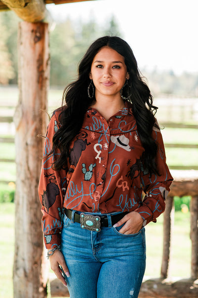 Rusted Cactus Blouse