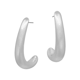 Curved Hoop Earrings