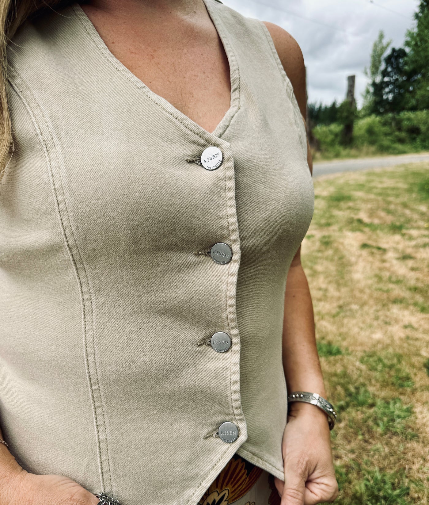 Hazel Denim Vest
