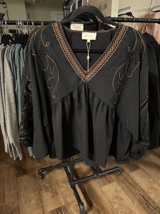 Classic Black Anna Top