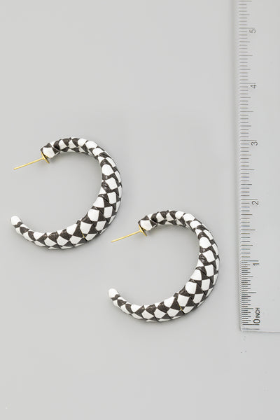 Crystal Hoop Earrings