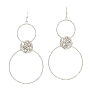 Knot Me Earrings Silver