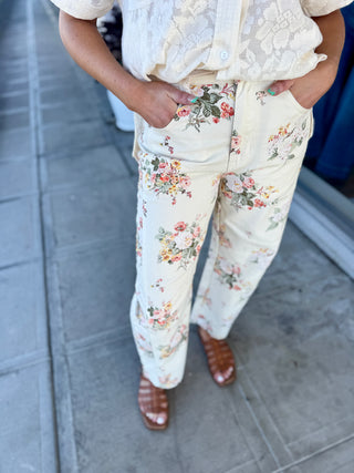 Wild Flower Barrel Pant