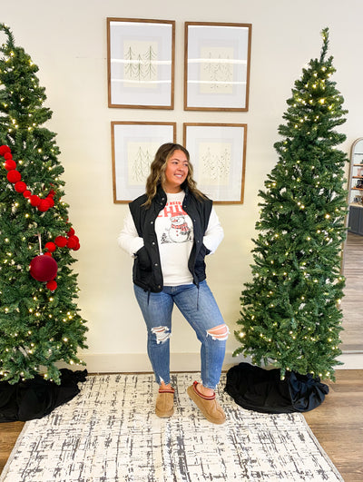 Bow Bound Puffer Vest