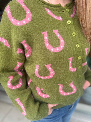 Lucky in Love Horseshoe Sweater