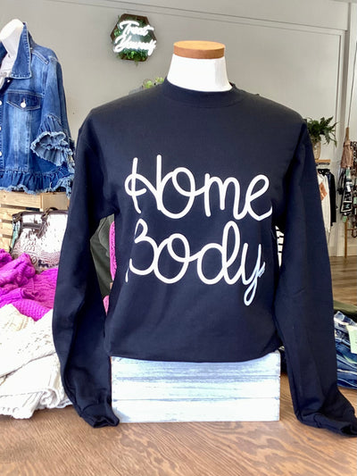 Homebody Black Sweatshirt