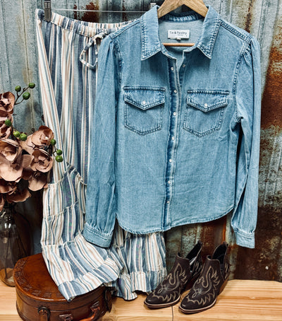 Back West Denim Shirt