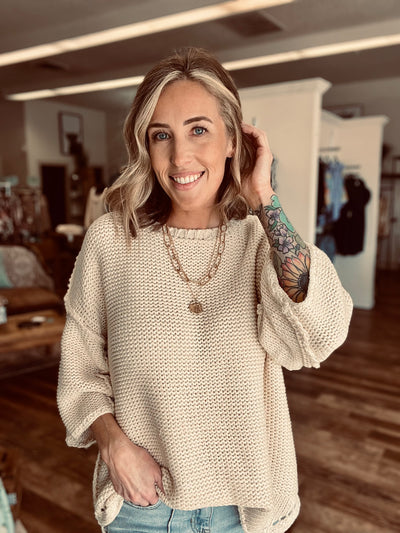 Fence Line Sweater