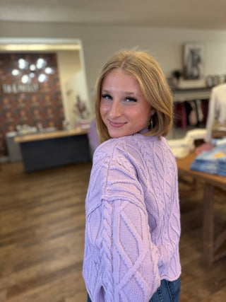 Misty Grace Quarter Sleeve Sweater