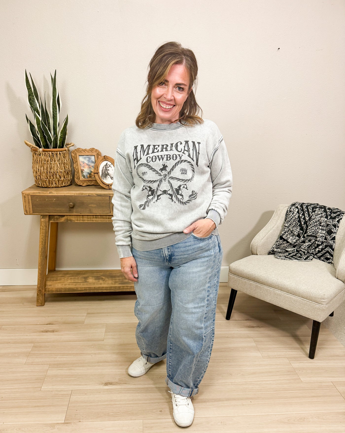 Oaklyn  Barrel Jean