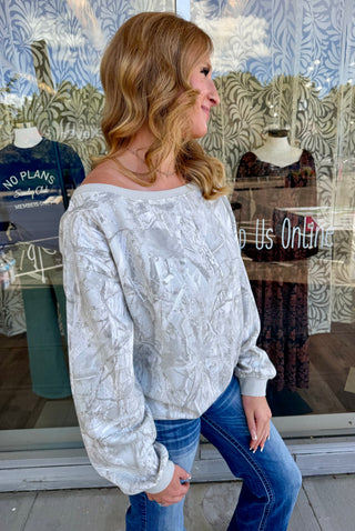 Off-Duty Camo Sweatshirt