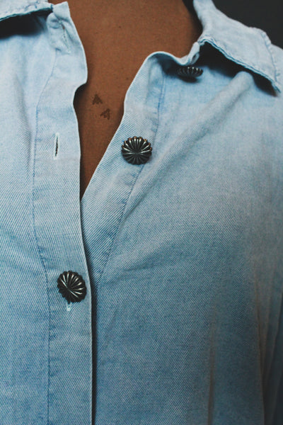 Layla Chambray Dress/Kimono