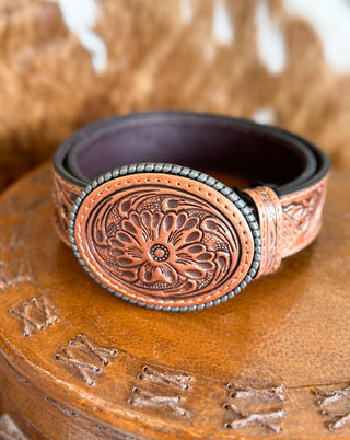 Amarillo Tooled Belt