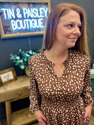🍂 The Autumn Romance Midi Dress