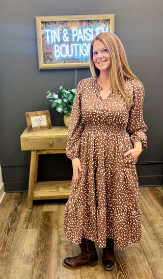 🍂 The Autumn Romance Midi Dress