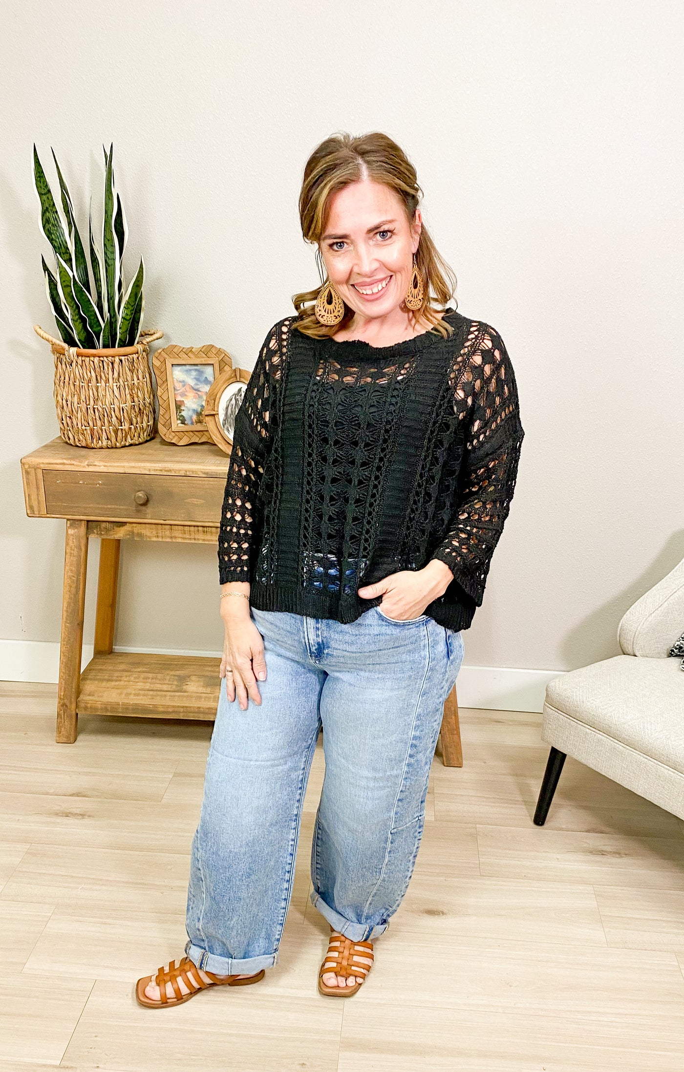 Oaklyn  Barrel Jean