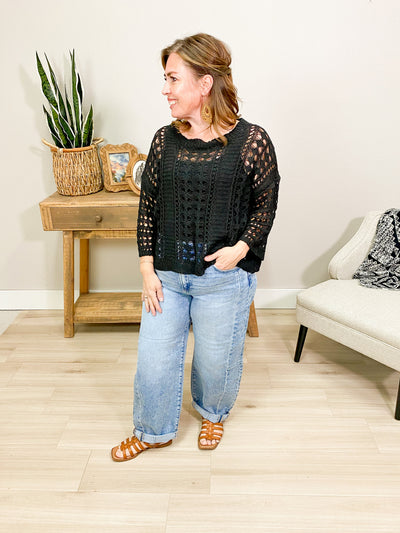 Boho Sweater Top