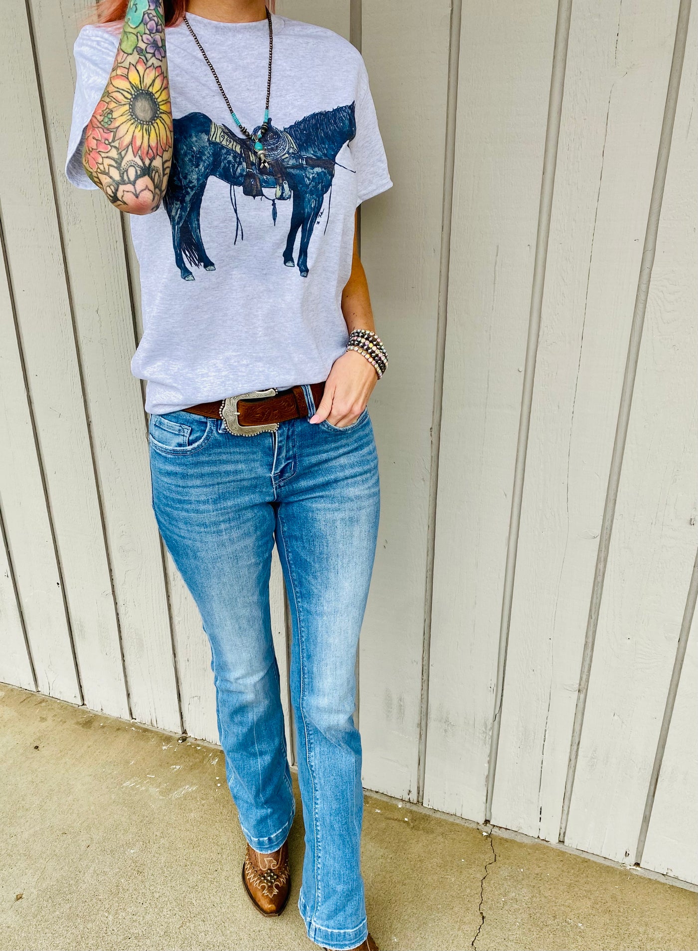 Blue Roan Tee