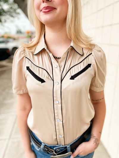 Pearl & Snap Blouse