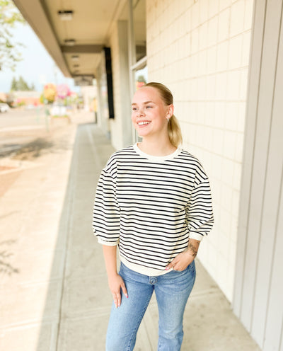 Harper Striped Top
