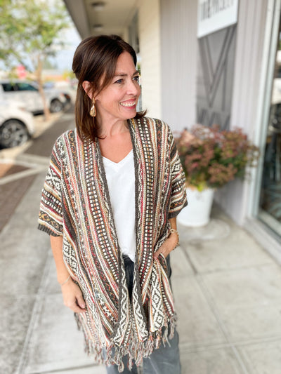 Echo Stripe Kimono