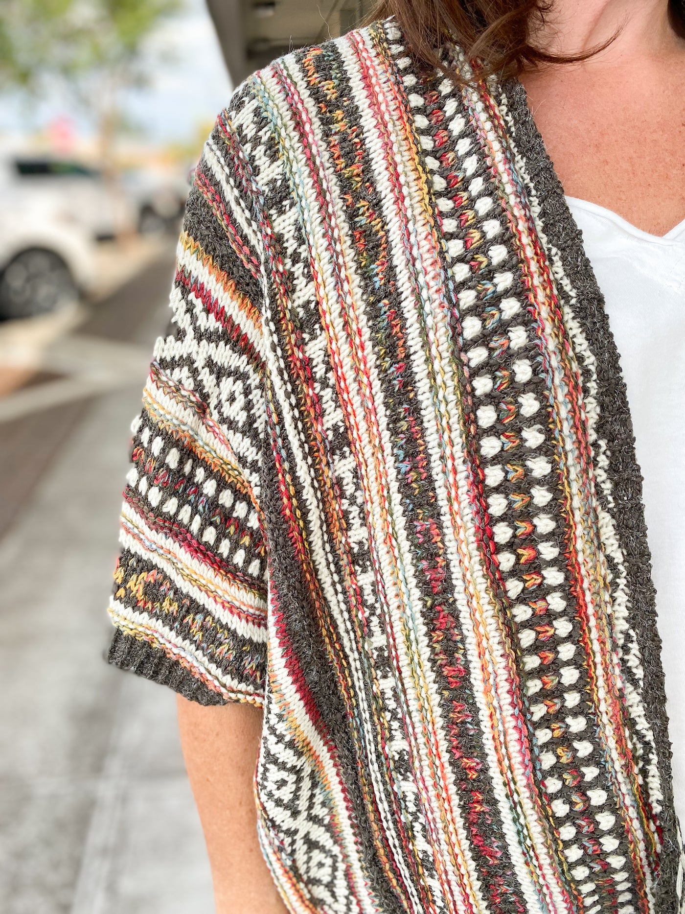 Echo Stripe Kimono