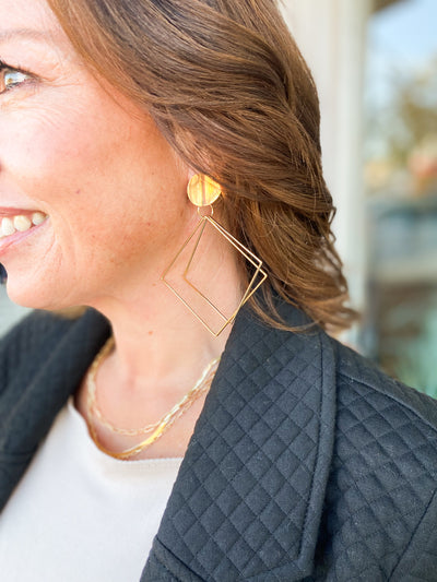 Modern Dangle Earring