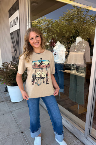 Don't Look Back Western Tee