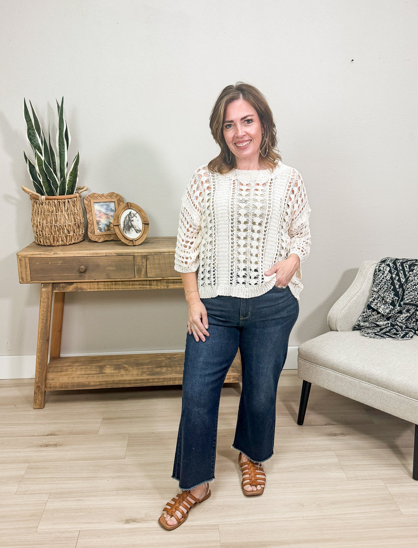 Boho Sweater Top
