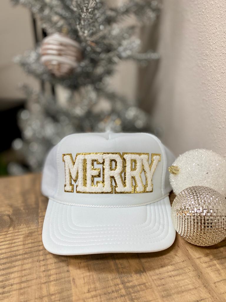 Be Merry Chenille Tucker Hat