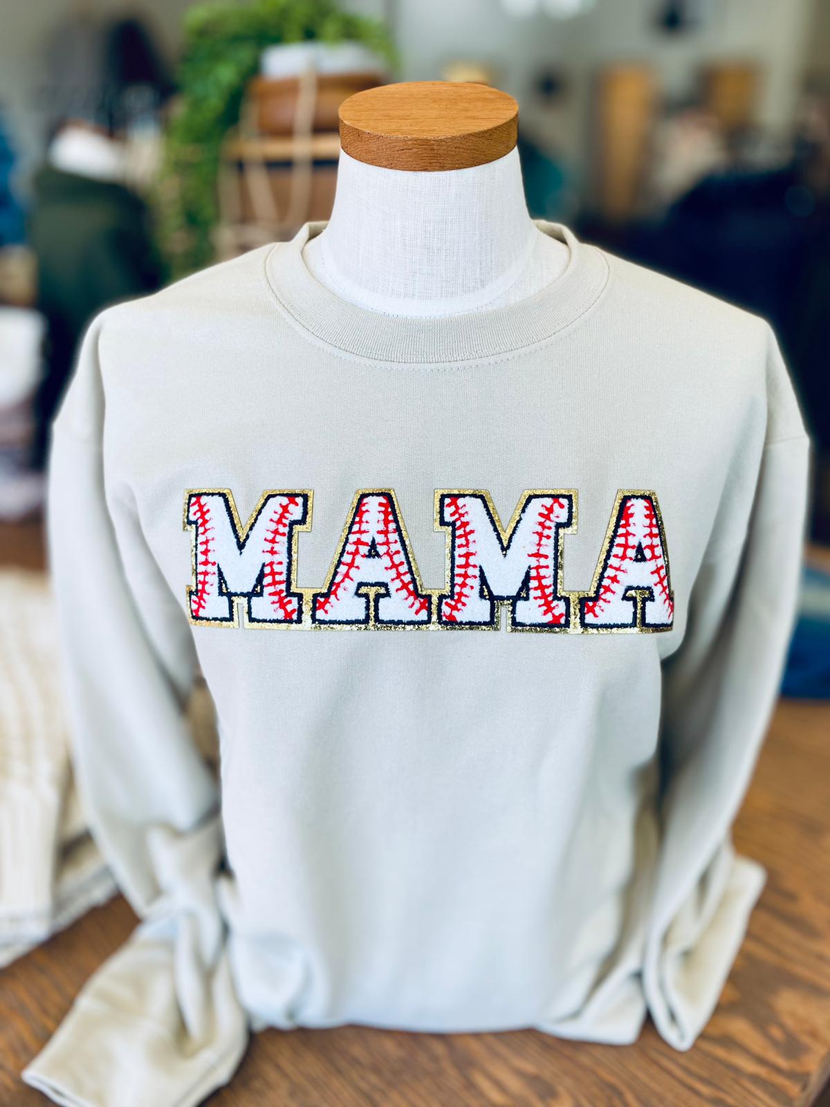 Baseball "Mama" Sweatshirt
