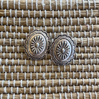 Concho Stud Earrings
