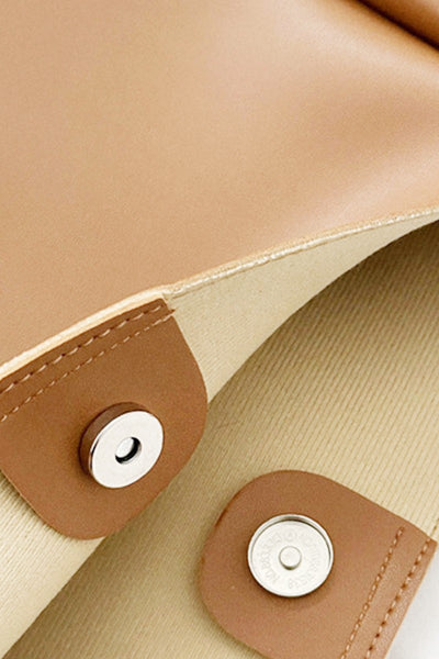 Soft Lila Shoulder Tote Bag