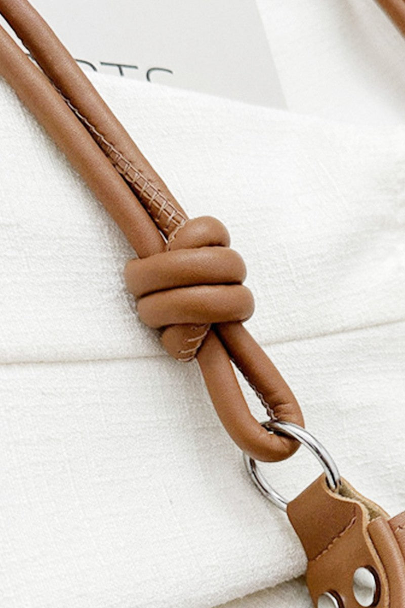 Soft Lila Shoulder Tote Bag