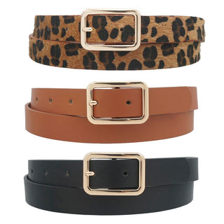 The Elegant Rectangle Metal Belt