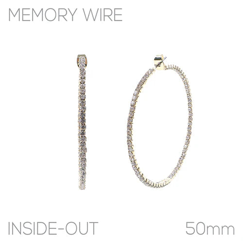 Rhinestone Hoops